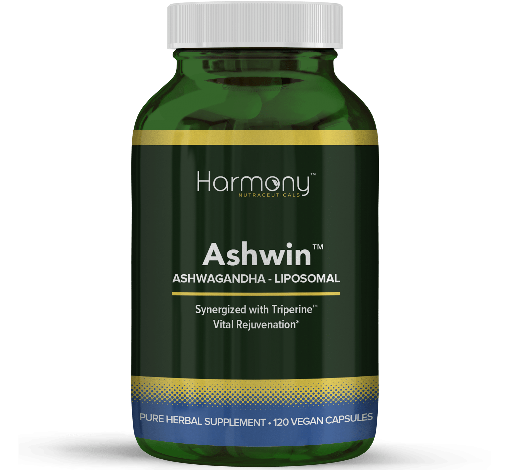 Ashwin Ashwagandha - Liposomal Pure Herbal Supplement from Harmony Veda