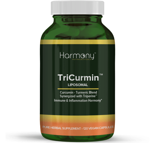 TriCurmin Liposomal Pure Herbal Supplement- 120 Vegan Capsules from Harmony Veda