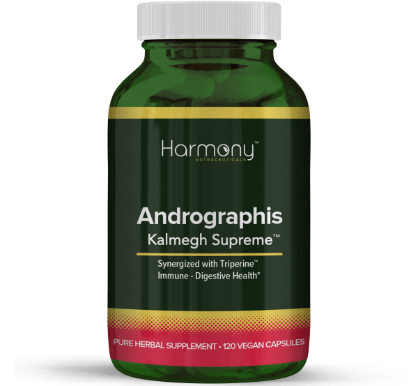 Andrographis Kalmegh Supreme Pure Herbal Supplement- 120 Vegan Capsules from Harmony Veda,USA