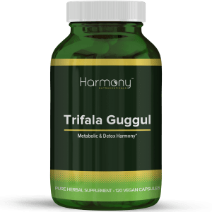 Trifala Guggul Metabolic & Detox Harmony Pure Herbal Supplement – 120 Vegan Capsules
