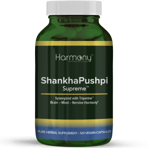 ShankhaPushpi Supreme Pure Herbal Supplement – 120 Vegan Capsules