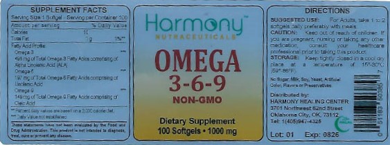 Omega 3,6 and 9 supplement facts
