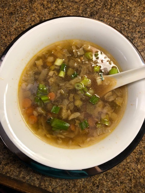 Hot and sour soup 1